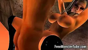 Busty 3D cartoon blonde babe getting fucked hard-high 2