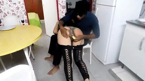 the whore is found in the department and gives her a lesson to educate her 1