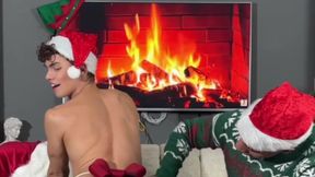 Muscle Black Bull Pounds Femboy Xmas Hole Raw Deep Bareback