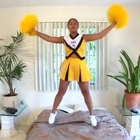 Big boobs black cheerleaders in action (Full original movie.)