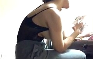 Strip poker with my friend and wife