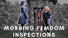 Femdom Inspection Ritual, morning control at Dracula Castle with Matriarch Ezada Sinn and Lady Zeida