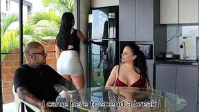 My sister-in-law'_s whore convinces me to fuck her while my wife cooks - FELIPE SKULL