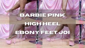 Black Barbie Pink High Heel JOI