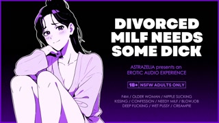 Erotic Audio ASMR | Divorced Milf is Desperate for the Handyman's Dick | Blowjob, Creampie, Roleplay