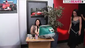 Multiple sexy babes take it deep at a wild orgy