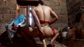 Outdoor sex in public place by Indian cute gay