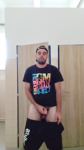 Cum in Work at Wc