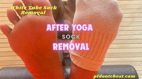 After yoga sock removal