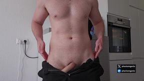 Food was on the stove, but I had to jerk off for you first