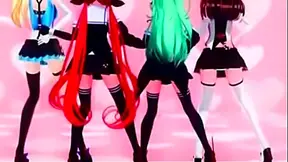 Young MMD Vixen Gets Wild in Hot Spicy Hentai Action Sequence