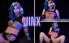 Jinx Arcane League of Legends Cosplay - Masturbation Video - Trixie Fox