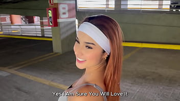 Colombian Teen seduces stranger with anal plug play