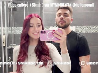 22 ans GROUP SEX 5 bites pour Hellolimoon elle se prend un bukkake et se fait défoncer la chatte