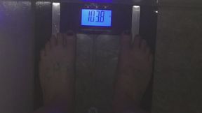 SCALE BLUE BANNDED 1 OH 3 POINT 8 POUNDS