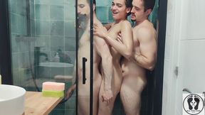 Bbg Frottage Fetish in the Shower Double Soap Massage BJ