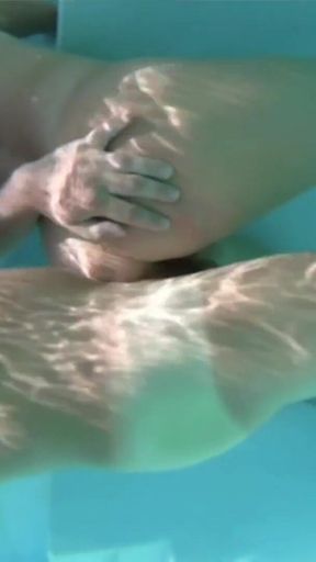 Thrilling moment from &quot;We fuck in private pool and after that finger action with squrting&quot;