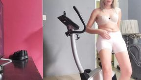 My gf always get horny when on the excersise bike