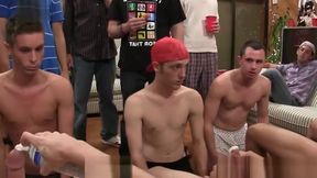 Real gay teens 18+ assfucking at fraternity house