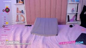 Sultry Latina Tgirl Milks Massive Cock in Wild Cam Cumshow!