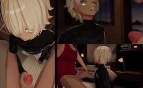Gay hentai femboy anal 3D gay couple pounded raw in VRChat gay games