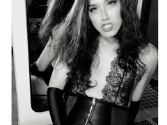 Solo ladyboy masturbation