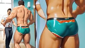 my first client fucked my ass really hard. anime hentai gay sex. porno gay