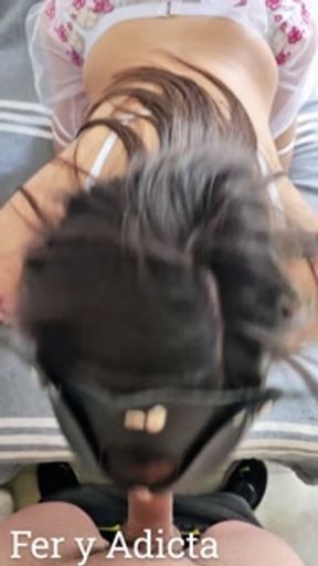 My curvy Argentinian stepsister shows me her new lingerie. Anal