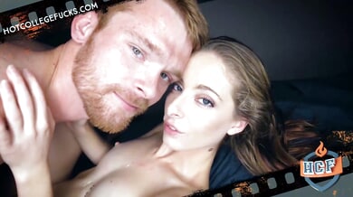 College couple gets intimate with pussy licking and cowgirl riding