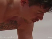 Hot Studs Wrestle For Dominance