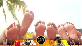 Touching the feet moistens them (GGMansion)