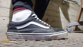 My Vans Skate Shoes and White Socks a Compilation of Videos Where I Play with Them.