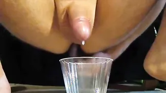 Long Prostate Milking Session Into Cup