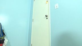 Tight to go to the bathroom, pov, part 1, by Nicole, (cam by Renan) FULL HD