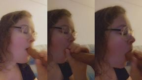 petite gaterie du soir, j ai recu une visite. j aime tellement le sucer