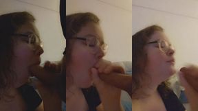 petite gaterie du soir, j ai recu une visite. j aime tellement le sucer