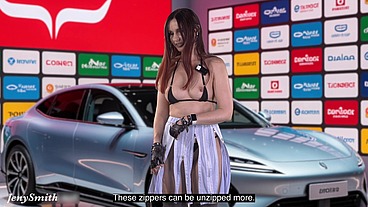 The Teacher Was Caught Half-Naked At Her Side Job. POV