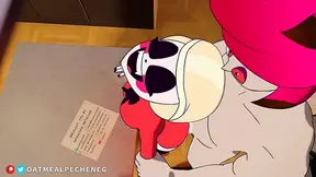 Clothed Demon Close-Up Loop – Hazbin Hotel Anime Music Scene