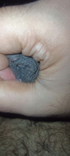 American big hard cock jerking close up
