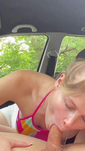 Stuck in Mud Cranking - Heel Pedal Pumping to Handjob & Sloppy Blowjob!