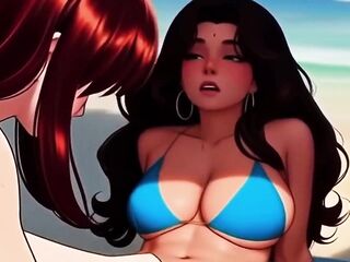Check out Milky Milfs Go To The Beach 2