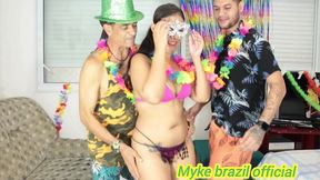 carnaval 2025 festinha muito top com muito sexo. com dandara morais e myke brazil e ulisseovafabundo