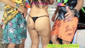 carnaval 2025 festinha muito top com muito sexo. com dandara morais e myke brazil e ulisseovafabundo