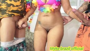 carnaval 2025 festinha muito top com muito sexo. com dandara morais e myke brazil e ulisseovafabundo