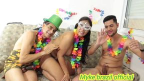 carnaval 2025 festinha muito top com muito sexo. com dandara morais e myke brazil e ulisseovafabundo