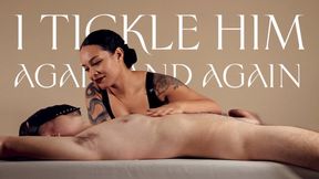 She ties me up and tickles me!