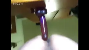Venezuelan Guy Enjoys Purple Dildo in SoloGay Masturbating Fun Part 1