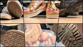 Part 3: YOU lost a Bet, YOU get SHRUNK, HUMILIATED under my FEET, LOSER - Converse Sneakers, Platform Sandals, Dirty Boots - Tiny Cuck trampled under a Femboy, a Girl and her Boyfriend - Inshoe, Underglass Trampling[1080p]
