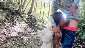 Innocent Japanese MILF Met Stranger & Fucked Outdoors Wildly