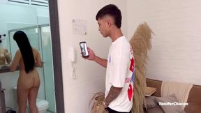 Spying StepCousin Caught Watching Me